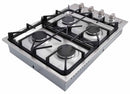Thor Kitchen 30-Inch Professional Drop-In Gas Cooktop with Four Burners in Stainless Steel TGC3001