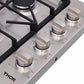 Thor Kitchen 30-Inch Professional Drop-In Gas Cooktop with Four Burners in Stainless Steel TGC3001