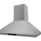 Thor Kitchen 36 in. Wall Mount LED Light Range Hood in Stainless Steel 