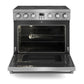Thor Kitchen 36 Inch Contemporary Professional Electric Range