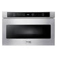 Thor Kitchen 4-Piece Appliance Package - 30-Inch Electric Range with Tilt Panel, French Door Refrigerator, Dishwasher, and Microwave Drawer in Stainless Steel