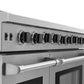 Thor Kitchen 48-Inch 6.8 cu. ft. Double Oven Gas Range in Stainless Steel LRG4807U