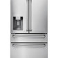 Thor Kitchen 5-Piece Appliance Package - 30-Inch Gas Range, Refrigerator with Water Dispenser, Wall Mount Hood, Dishwasher, & Wine Cooler in Stainless Steel