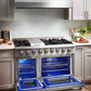 Thor Kitchen 5-Piece Pro Appliance Package - 48-Inch Dual Fuel Range, Refrigerator with Water Dispenser, Dishwasher, Under Cabinet 11-Inch Tall Hood, & Microwave Drawer in Stainless Steel