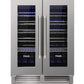 Thor Kitchen 6-Piece Appliance Package - 30-Inch Electric Range with Tilt Panel, Refrigerator with Water Dispenser, Wall Mount Hood, Dishwasher, Microwave Drawer, & Wine Cooler in Stainless Steel