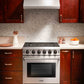Thor Kitchen 6-Piece Appliance Package - 30-Inch Gas Range, Refrigerator with Water Dispenser, Wall Mount Hood, Dishwasher, Microwave Drawer, & Wine Cooler in Stainless Steel