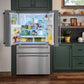 Thor Kitchen 6-Piece Appliance Package - 48-Inch Gas Range, Electric Wall Oven, Pro Wall Mount Hood, Refrigerator with Water Dispenser, Dishwasher & Microwave Drawer in Stainless Steel