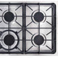 Thor Kitchen 6-Piece Pro Appliance Package - 30-Inch Gas Cooktop, Electric Wall Oven, Wall Mount Hood, Refrigerator with Water Dispenser, Dishwasher, & Microwave Drawer in Stainless Steel