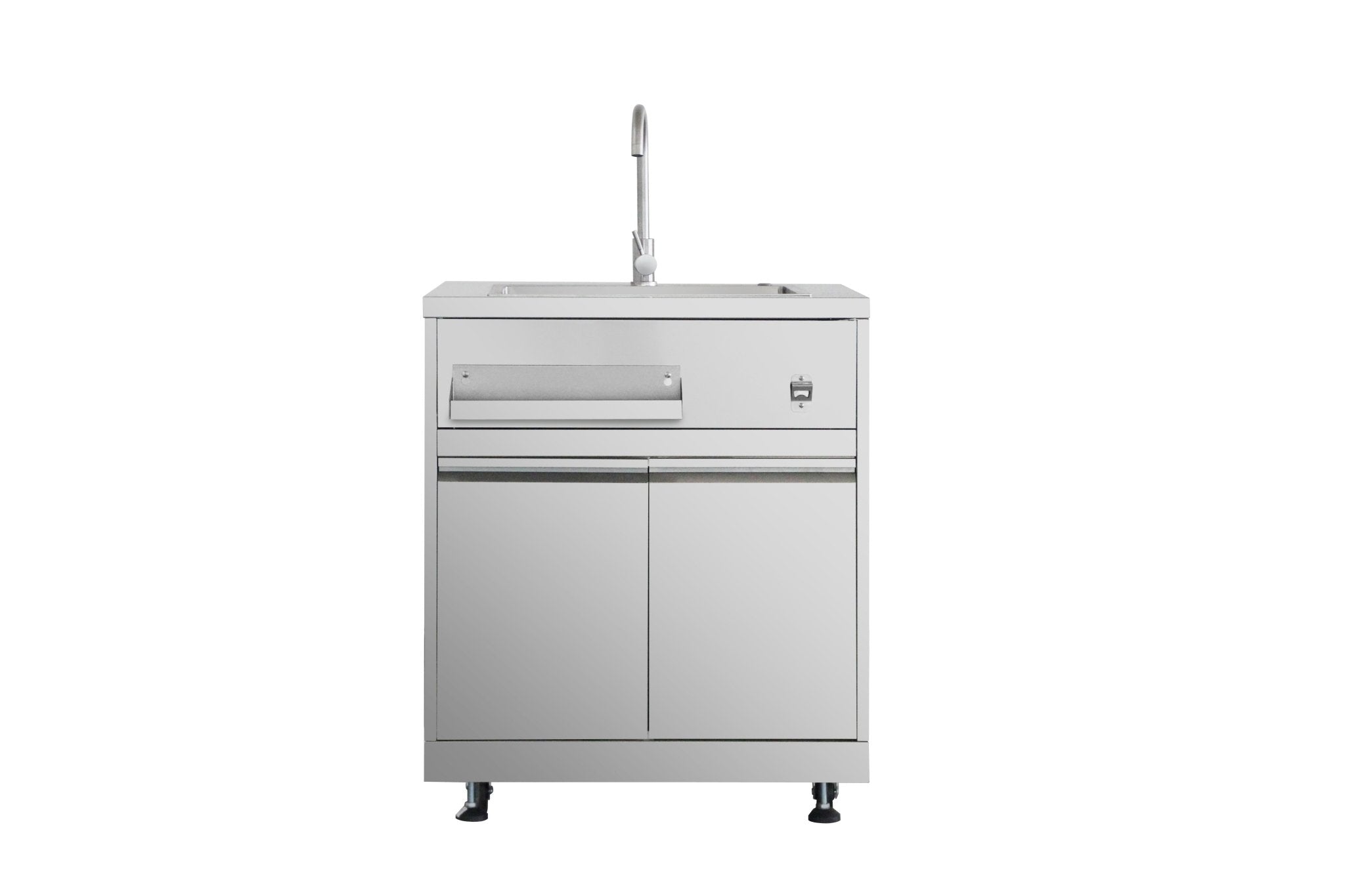 Thor Kitchen Modular Outdoor Kitchen Bar Center with Storage Tray (MK0