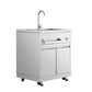 Thor Kitchen Modular Outdoor Kitchen Bar Center with Storage Tray MK01SS304