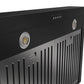 Thor Kitchen 30" Professional Wall Mount Pyramid Range Hood in Black with 800 CFM (TRH30PB)
