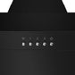 Thor Kitchen 30" Professional Wall Mount Pyramid Range Hood in Black with 800 CFM (TRH30PB)