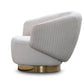 Whiteline Modern Living Erzin Swivel Accent Chair - CH1758F