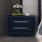Whiteline Modern Living Alexander Nightstand in Blue Color - NS1937