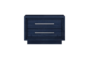 Whiteline Modern Living Alexander Nightstand in Blue Color - NS1937