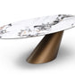 Whiteline Modern Living Alondra Dining Table - DT1931-BRZ