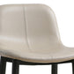 Whiteline Modern Living Franklin Counter Stool In Taupe Color - BS1666C-TAU