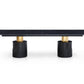 Whiteline Modern Living Geneva Dining Table Cylinder - DT1640