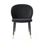 Whiteline Modern Living Gracie Dining Chair - DC1795F-BLK