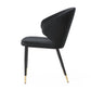 Whiteline Modern Living Gracie Dining Chair - DC1795F-BLK