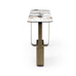 Whiteline Modern Living Kora Console - CO1884-WHT/BLK/GLD