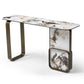 Whiteline Modern Living Kora Console - CO1884-WHT/BLK/GLD