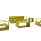 Whiteline Modern Living Ocean Indoor/Outdoor Sofa in Olive Green Color - SO1925-GRN