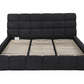 Whiteline Modern Living Owen King Bed Dark Grey - BK2010F