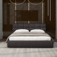 Whiteline Modern Living Owen King Bed Dark Grey - BK2010F