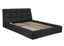 Whiteline Modern Living Owen Queen Bed in Dark Grey Color - BQ2010F