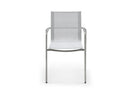 Whiteline Modern Living Paola Outdoor Dining Armchair - DAC1924-LGRY