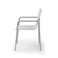 Whiteline Modern Living Paola Outdoor Dining Armchair - DAC1924-LGRY