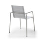 Whiteline Modern Living Paola Outdoor Dining Armchair - DAC1924-LGRY