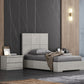 Whiteline Modern Living White Anna Twin Bed - BT1207
