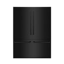 ZLINE 60" 32.2 cu. ft. Built-In 4-Door French Door Refrigerator with Internal Water and Ice Dispenser in Black Stainless Steel RBIV-BS-60