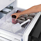 ZLINE 30" 16.1 cu. ft. Built-In 2-Door Bottom Freezer Refrigerator with Internal Water and Ice Dispenser in Black Stainless Steel RBIV-BS-30