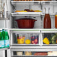 ZLINE 36 in. 22.5 cu. ft Built-in French Door Refrigerator with Ice Maker in Fingerprint Resistant Stainless Steel (RFM-36)