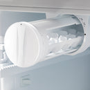 ZLINE 36-Inch Autograph Edition 22.5 cu. ft 4-Door French Door Refrigerator with Ice Maker in Stainless Steel with Champagne Bronze Square Handles RFMZ-36-FCB