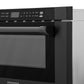 ZLINE 24" 1.2 cu. ft. Built-in Microwave Drawer with a Traditional Handle in Black Stainless Steel MWD-1-BS-H
