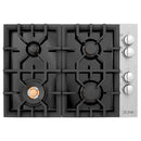 ZLINE 30" Professional Dropin Cooktop Stainless Steel With 4 Burners - RC30