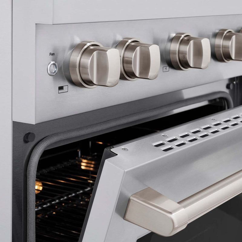 ZLINE 3-Piece Appliance Package - 30-inch Gas Range, Stainless Steel Dishwasher & Premium Hood (3KP-RGRH30-DW)