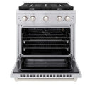 ZLINE 30-Inch Gas Range with 4 Burners and 4.2 cu. ft. Convection Gas Oven in Stainless Steel SGR30