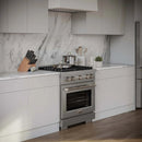 ZLINE 30-Inch Gas Range with 4 Burners and 4.2 cu. ft. Convection Gas Oven in Stainless Steel SGR30