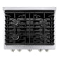 ZLINE 30-Inch Gas Range with 4 Burners and 4.2 cu. ft. Convection Gas Oven in Stainless Steel SGR30