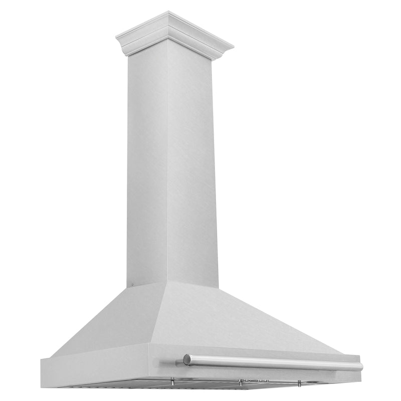 ZLINE 36-Inch Wall Mounted Range Hood in DuraSnow® Stainless Steel with Stainless Steel Handle (KB4SNX-36)