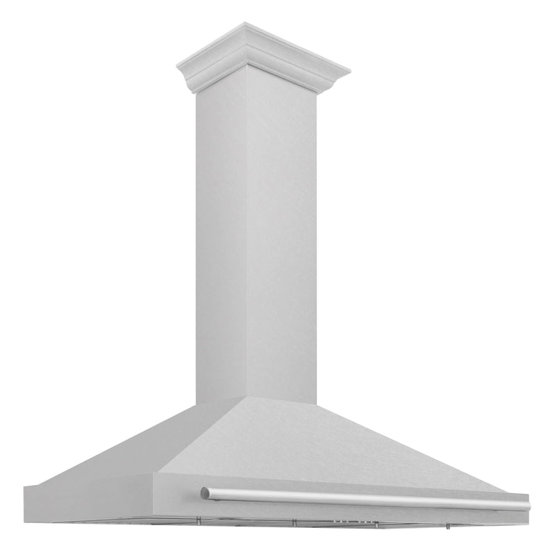 ZLINE 48-Inch Wall Mounted Range Hood in DuraSnow® Stainless Steel with Stainless Steel Handle (KB4SNX-48)