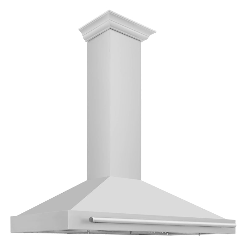ZLINE 48-Inch Wall Mounted Range Hood in Stainless Steel with Stainless Steel Handle (KB4STX-48)