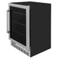 ZLINE 24 in. Monument 154 Can Beverage Fridge in Stainless Steel RBV-US-24