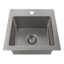 ZLINE 15" Donner Topmount Single Bowl Bar Kitchen Sink