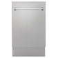 ZLINE 18" Compact Top Control Dishwasher in Custom Panel